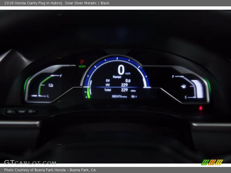 Solar Silver Metallic / Black 2018 Honda Clarity Plug In Hybrid