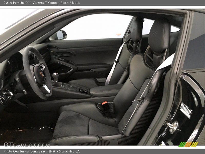  2019 911 Carrera T Coupe Black Interior