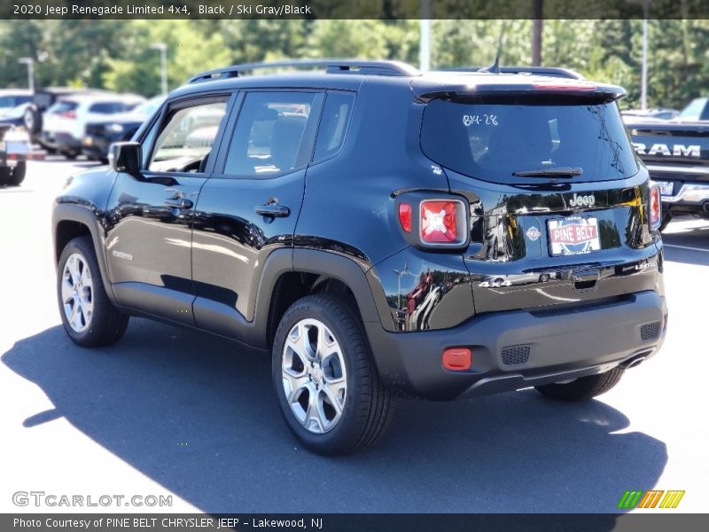 Black / Ski Gray/Black 2020 Jeep Renegade Limited 4x4