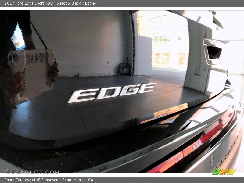 Shadow Black / Ebony 2017 Ford Edge Sport AWD