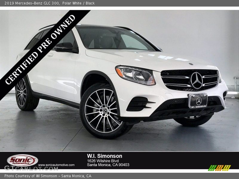 Polar White / Black 2019 Mercedes-Benz GLC 300