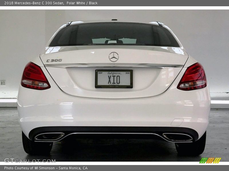 Polar White / Black 2018 Mercedes-Benz C 300 Sedan