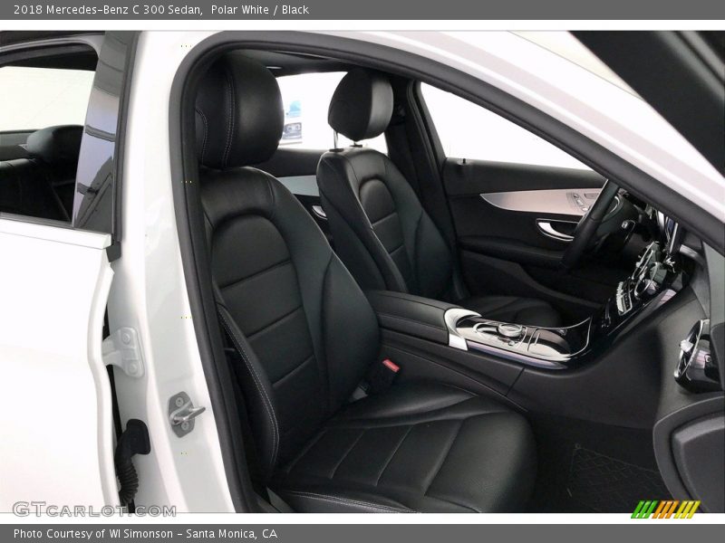 Polar White / Black 2018 Mercedes-Benz C 300 Sedan
