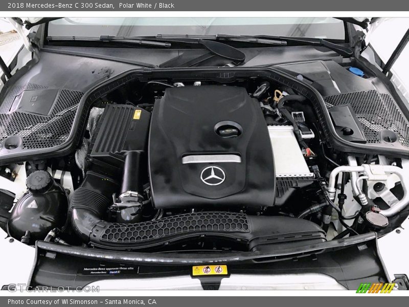 Polar White / Black 2018 Mercedes-Benz C 300 Sedan