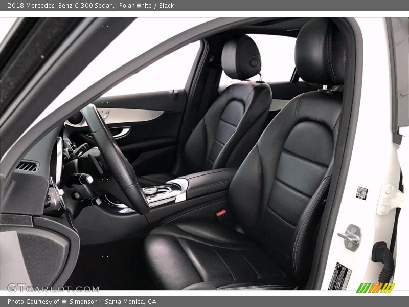 Polar White / Black 2018 Mercedes-Benz C 300 Sedan