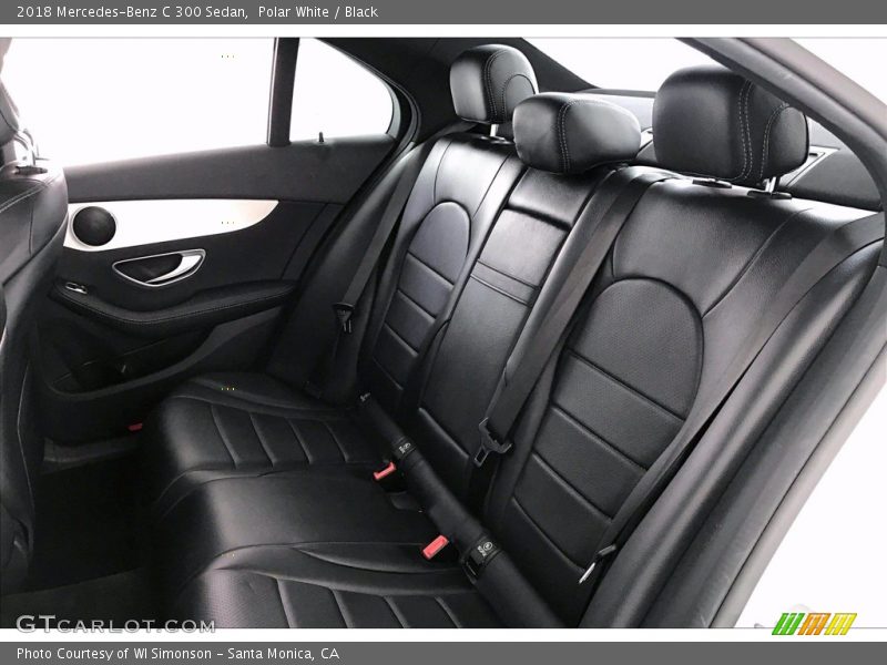 Polar White / Black 2018 Mercedes-Benz C 300 Sedan