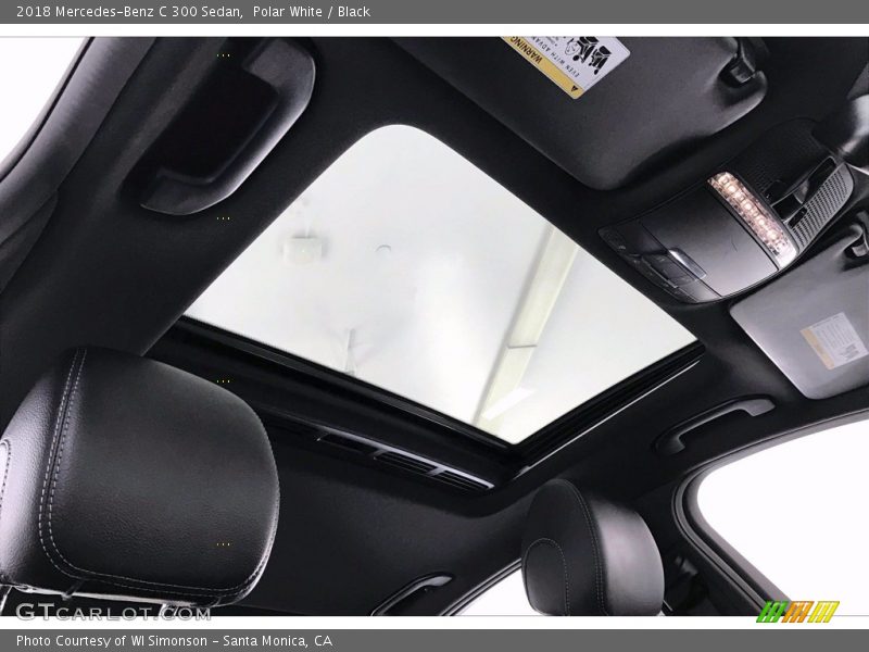 Polar White / Black 2018 Mercedes-Benz C 300 Sedan