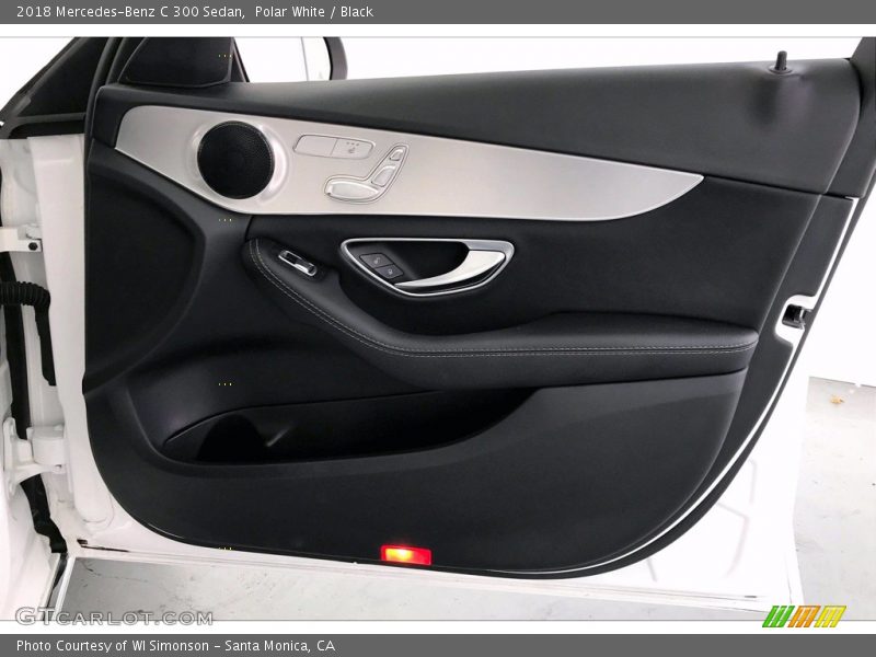 Polar White / Black 2018 Mercedes-Benz C 300 Sedan