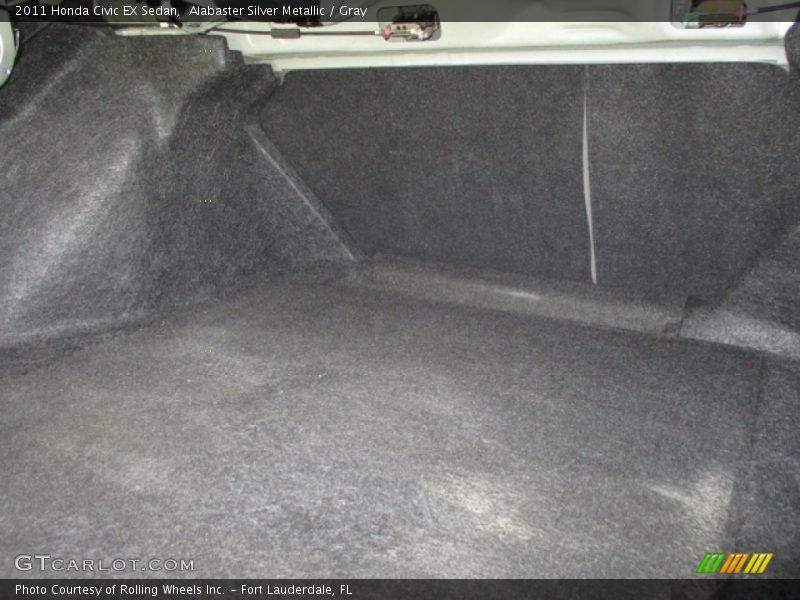 Alabaster Silver Metallic / Gray 2011 Honda Civic EX Sedan