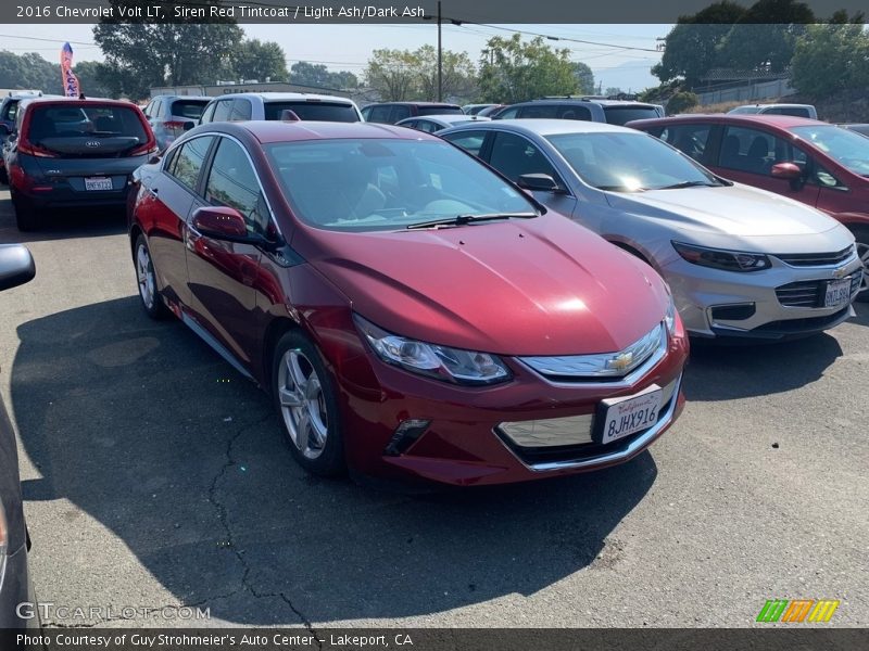 Siren Red Tintcoat / Light Ash/Dark Ash 2016 Chevrolet Volt LT