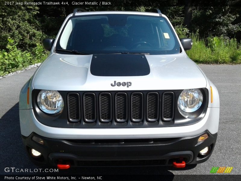 Glacier Metallic / Black 2017 Jeep Renegade Trailhawk 4x4