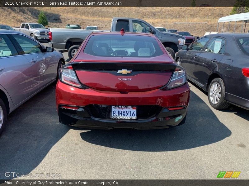 Siren Red Tintcoat / Light Ash/Dark Ash 2016 Chevrolet Volt LT