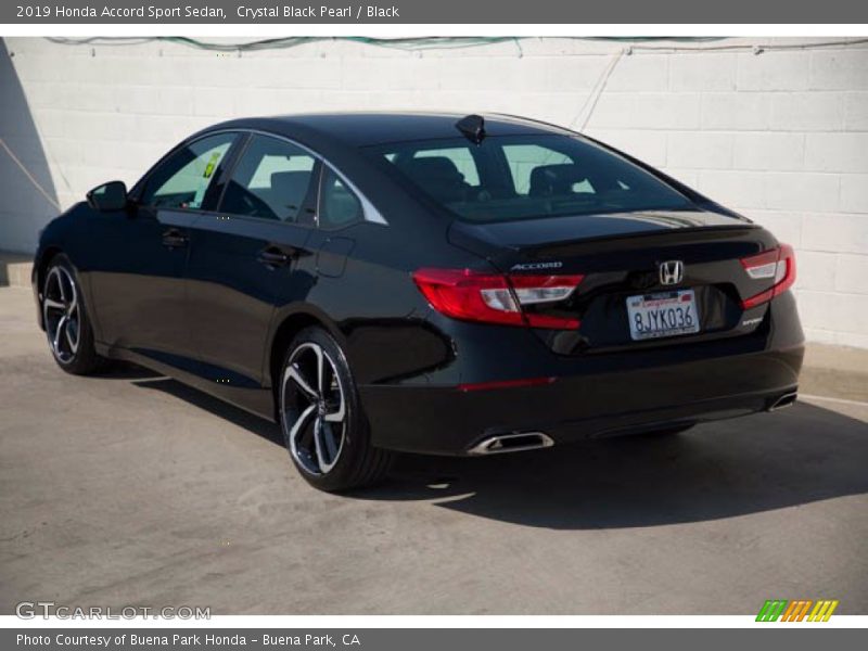 Crystal Black Pearl / Black 2019 Honda Accord Sport Sedan