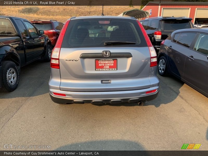 Royal Blue Pearl / Gray 2010 Honda CR-V LX