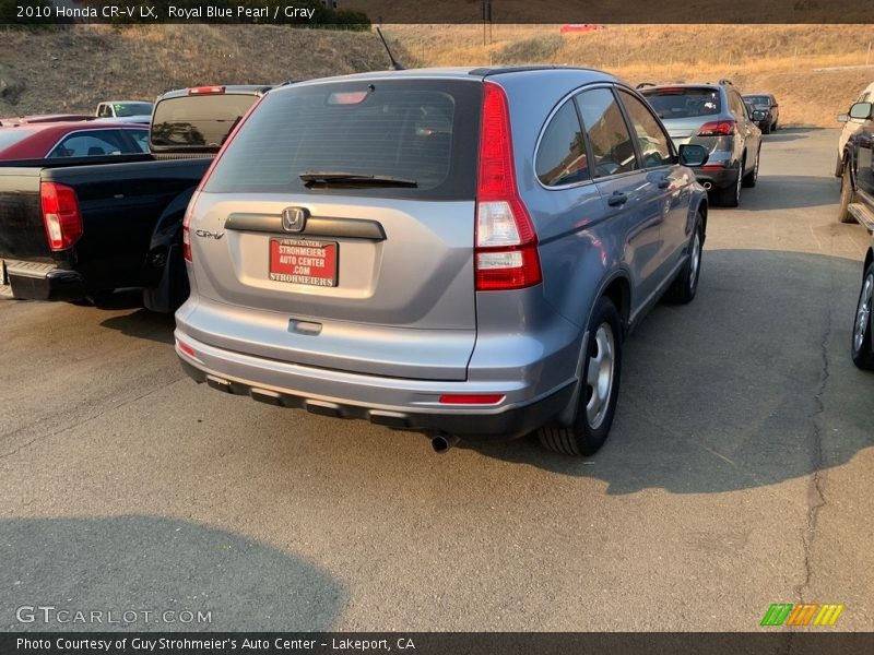 Royal Blue Pearl / Gray 2010 Honda CR-V LX