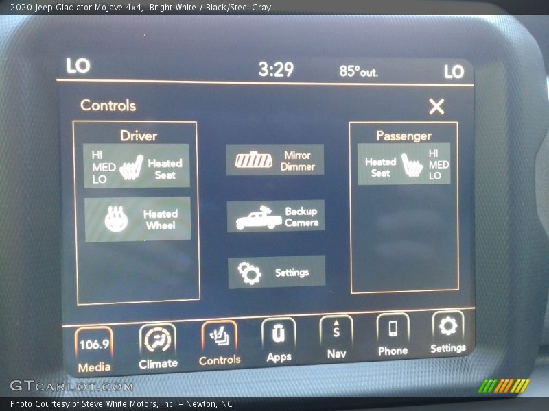 Bright White / Black/Steel Gray 2020 Jeep Gladiator Mojave 4x4