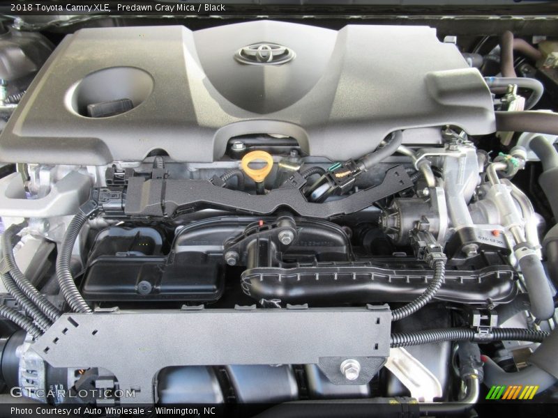 Predawn Gray Mica / Black 2018 Toyota Camry XLE