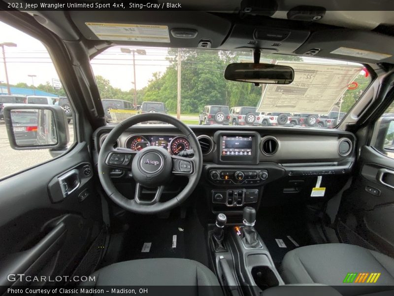 Dashboard of 2021 Wrangler Unlimited Sport 4x4