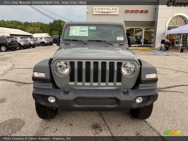 Sting-Gray / Black 2021 Jeep Wrangler Unlimited Sport 4x4
