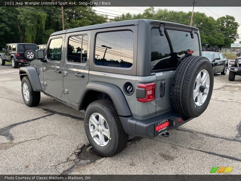 Sting-Gray / Black 2021 Jeep Wrangler Unlimited Sport 4x4