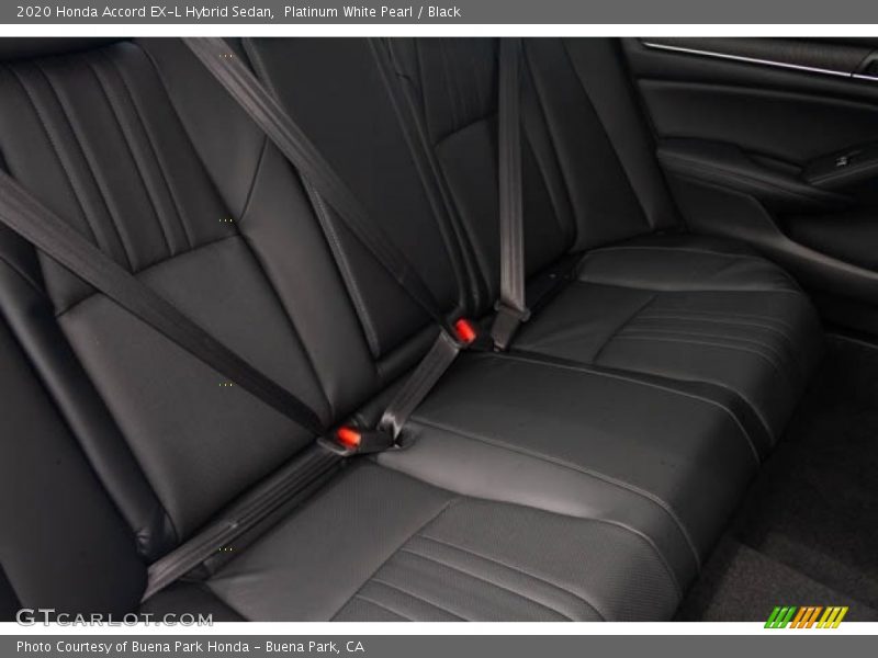 Rear Seat of 2020 Accord EX-L Hybrid Sedan