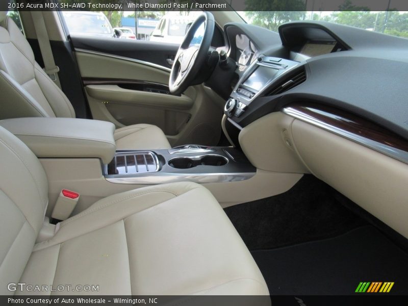 White Diamond Pearl / Parchment 2016 Acura MDX SH-AWD Technology