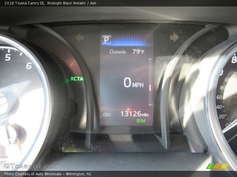 Midnight Black Metallic / Ash 2018 Toyota Camry SE