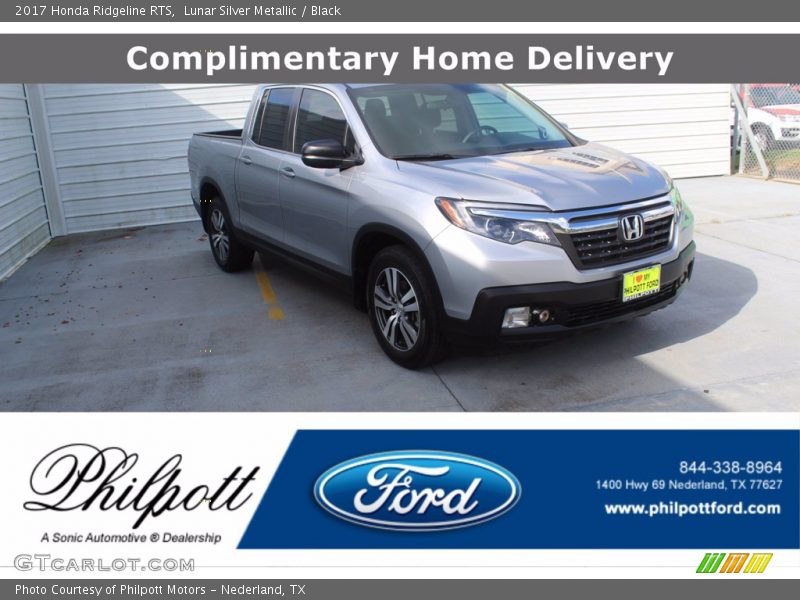 Lunar Silver Metallic / Black 2017 Honda Ridgeline RTS