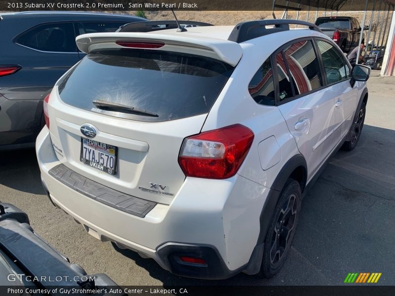 Satin White Pearl / Black 2013 Subaru XV Crosstrek 2.0 Premium