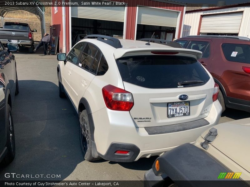 Satin White Pearl / Black 2013 Subaru XV Crosstrek 2.0 Premium