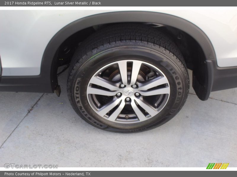 Lunar Silver Metallic / Black 2017 Honda Ridgeline RTS