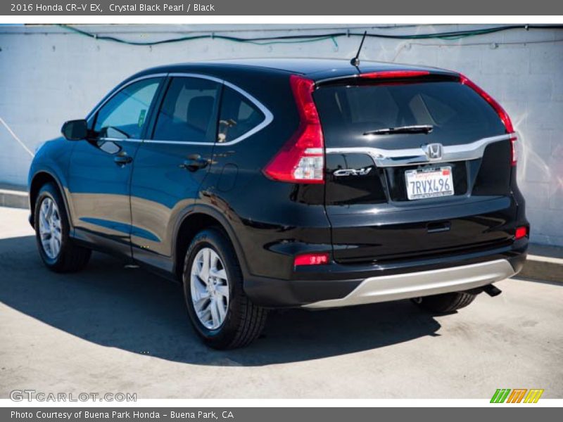 Crystal Black Pearl / Black 2016 Honda CR-V EX