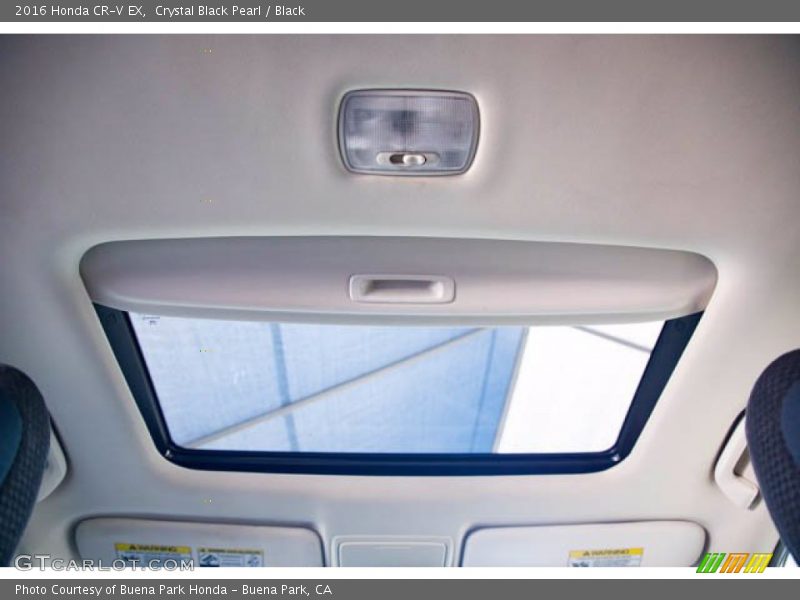 Crystal Black Pearl / Black 2016 Honda CR-V EX