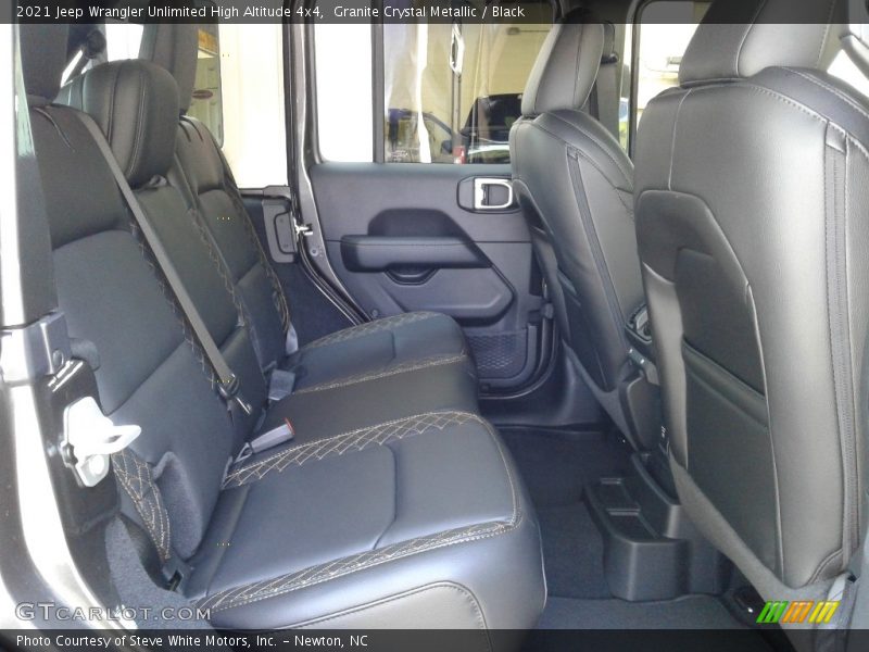 Rear Seat of 2021 Wrangler Unlimited High Altitude 4x4