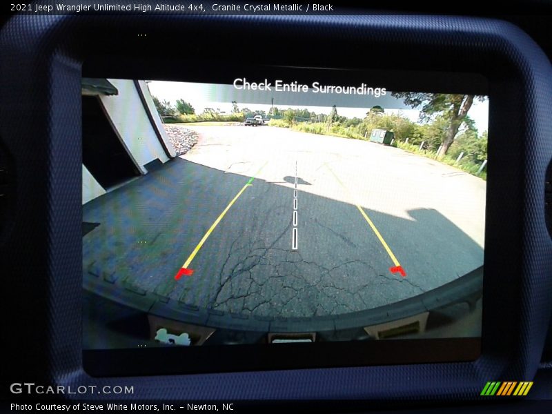 Navigation of 2021 Wrangler Unlimited High Altitude 4x4