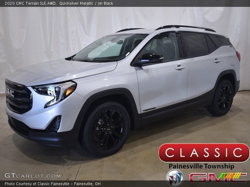 Quicksilver Metallic / Jet Black 2020 GMC Terrain SLE AWD