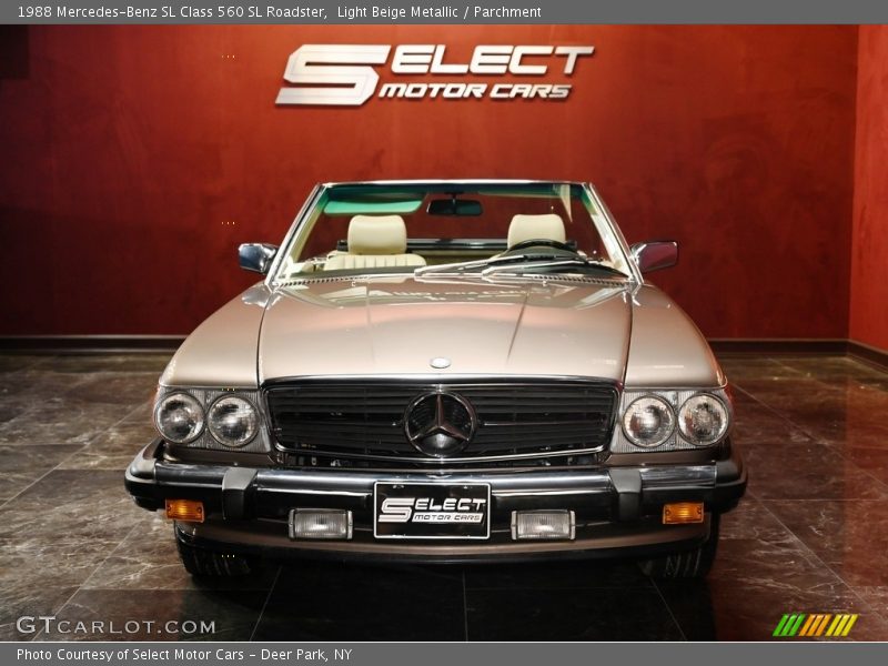 Light Beige Metallic / Parchment 1988 Mercedes-Benz SL Class 560 SL Roadster