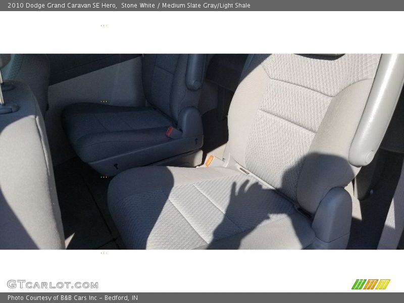 Stone White / Medium Slate Gray/Light Shale 2010 Dodge Grand Caravan SE Hero