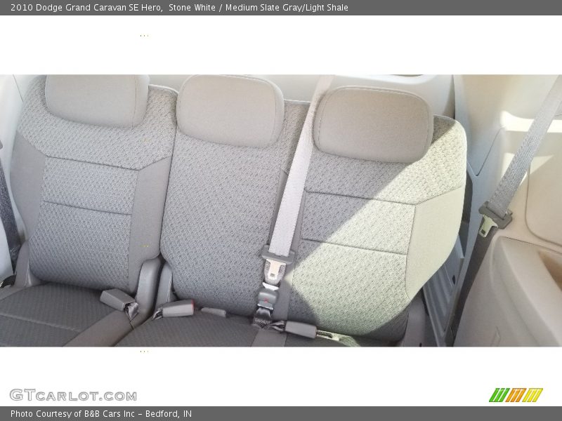 Stone White / Medium Slate Gray/Light Shale 2010 Dodge Grand Caravan SE Hero