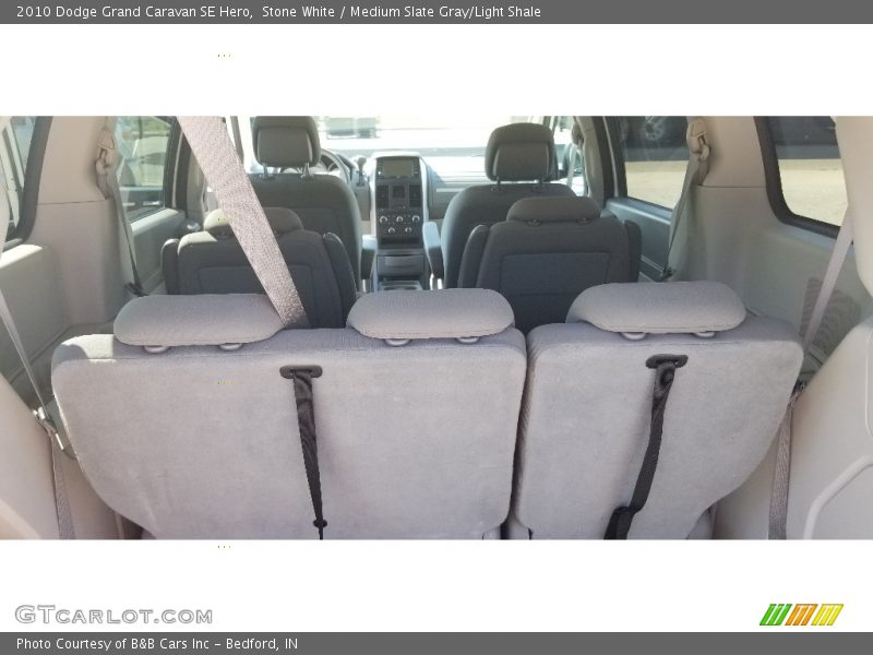 Stone White / Medium Slate Gray/Light Shale 2010 Dodge Grand Caravan SE Hero