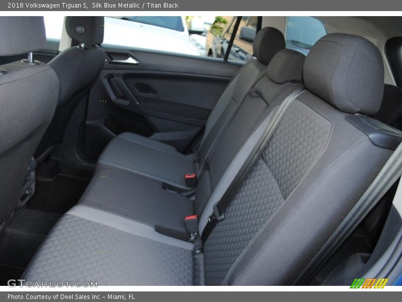 Silk Blue Metallic / Titan Black 2018 Volkswagen Tiguan S