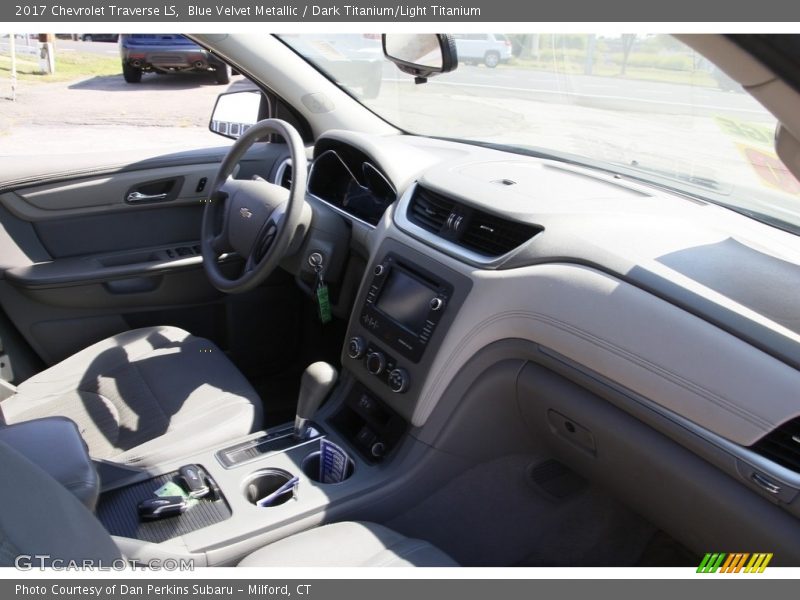 Blue Velvet Metallic / Dark Titanium/Light Titanium 2017 Chevrolet Traverse LS