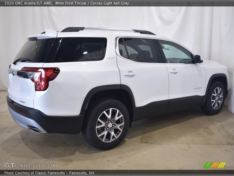 White Frost Tricoat / Cocoa/­Light Ash Gray 2020 GMC Acadia SLT AWD
