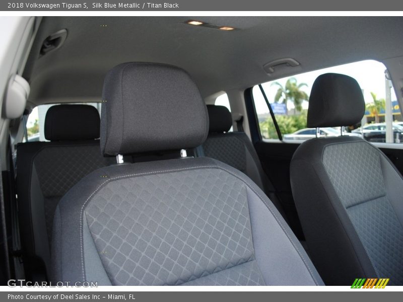 Silk Blue Metallic / Titan Black 2018 Volkswagen Tiguan S