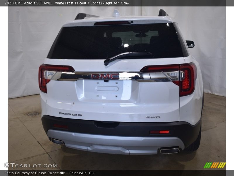White Frost Tricoat / Cocoa/­Light Ash Gray 2020 GMC Acadia SLT AWD