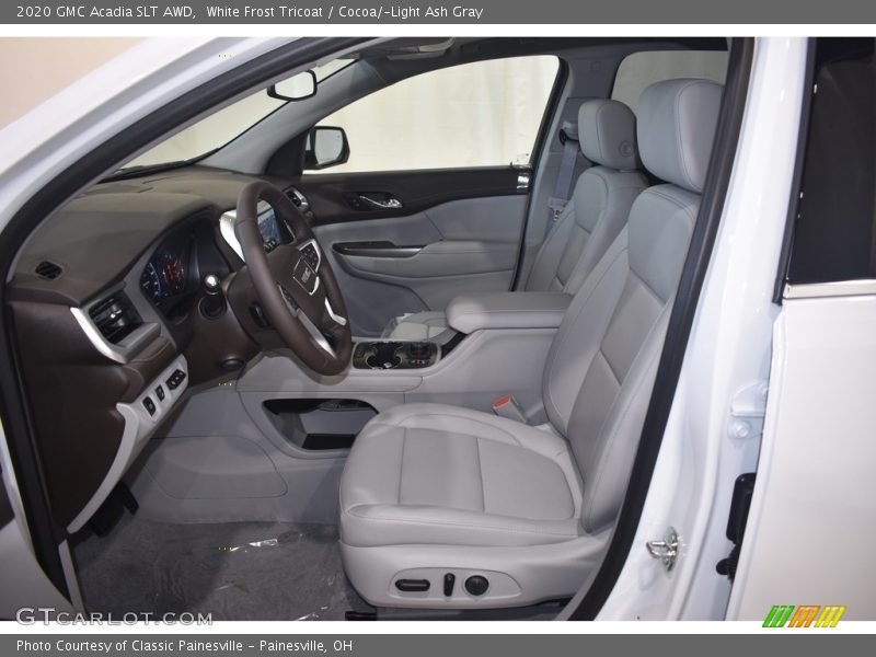 White Frost Tricoat / Cocoa/­Light Ash Gray 2020 GMC Acadia SLT AWD
