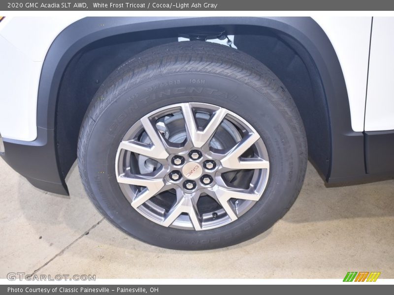 White Frost Tricoat / Cocoa/­Light Ash Gray 2020 GMC Acadia SLT AWD