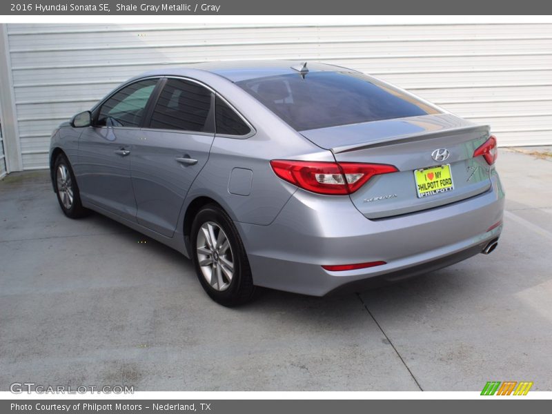 Shale Gray Metallic / Gray 2016 Hyundai Sonata SE