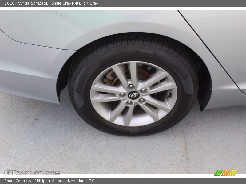 Shale Gray Metallic / Gray 2016 Hyundai Sonata SE