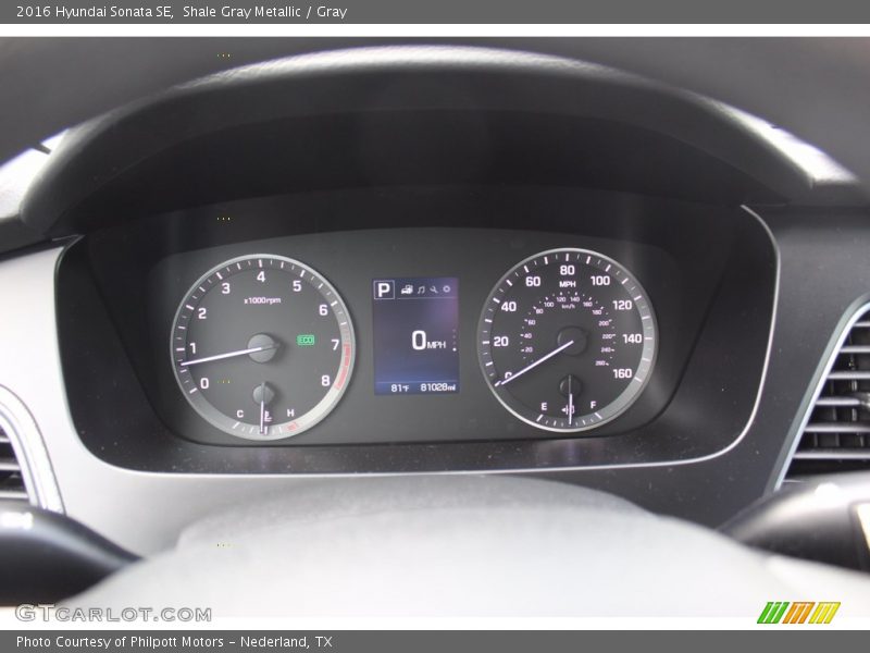 Shale Gray Metallic / Gray 2016 Hyundai Sonata SE